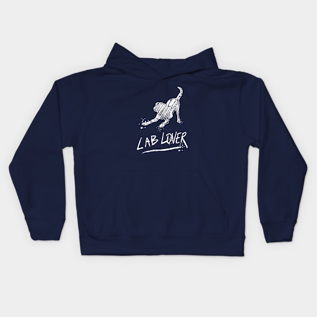 Lab Lover Kids Hoodie by MikeBrennanAD